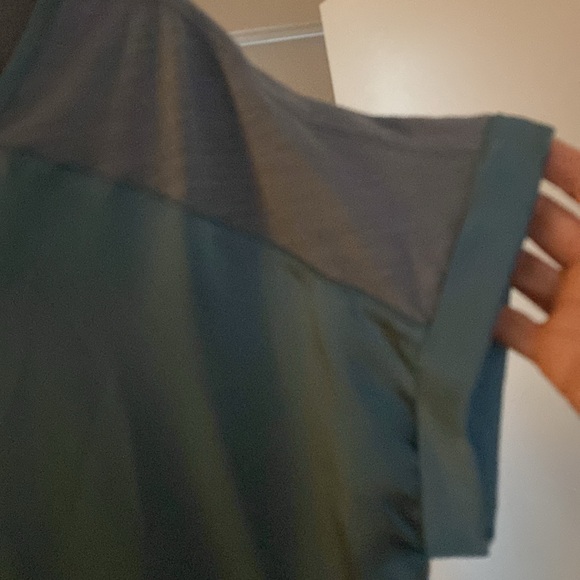 Dusty blue t shirt style dress - Picture 3 of 3